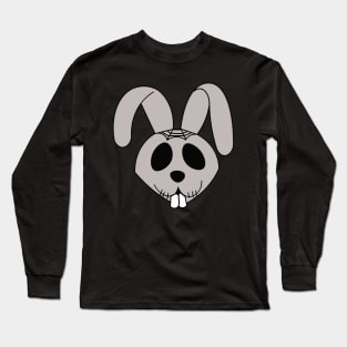 Skull Easter Bunny Rabbit Long Sleeve T-Shirt